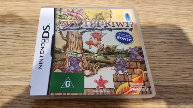 Ivy The Kiwi, Nintendo DS, 3DS CIB with Manual