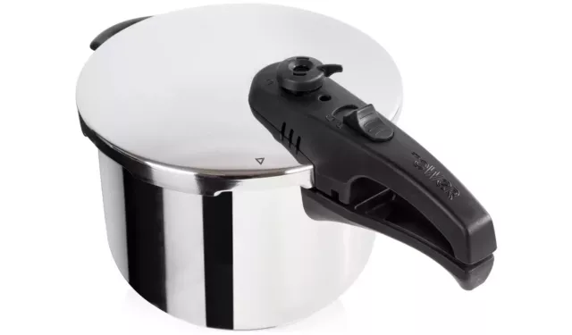 Tower 6 Litre Stainless Steel Pressure Cooker With Phenolic Handles- Used