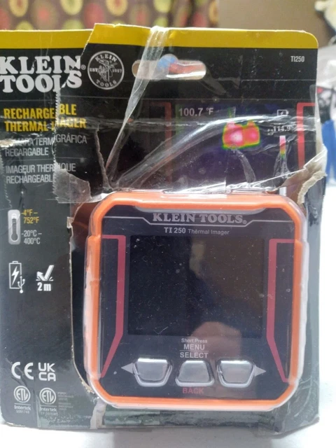 Klein Tools TI250 Rechargeable Thermal Imager. Open box