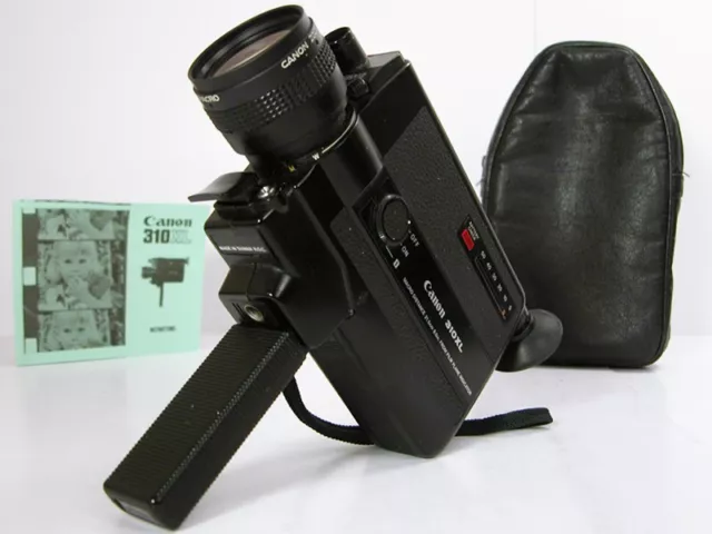 Tested & Working CANON 310XL Super 8 MOVIE CAMERA W/Inst Top Film Student Camera