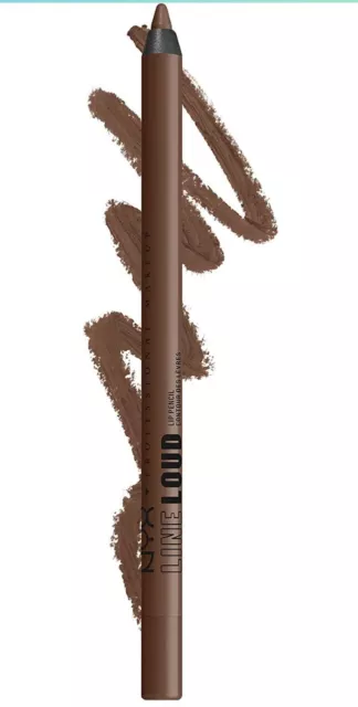 Lápiz delineador de labios fuerte línea de maquillaje profesional de NYX en color tipo rebelde