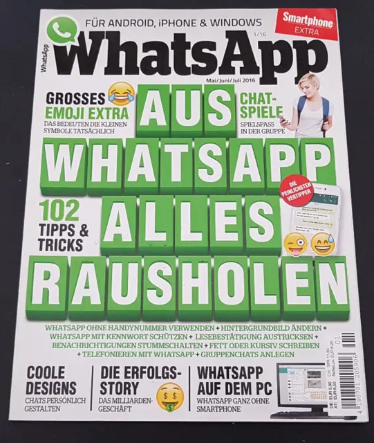 WhatsApp "Aus WhatsApp alles rausholen" 102 Tipps & Tricks - Nr. 1/2016
