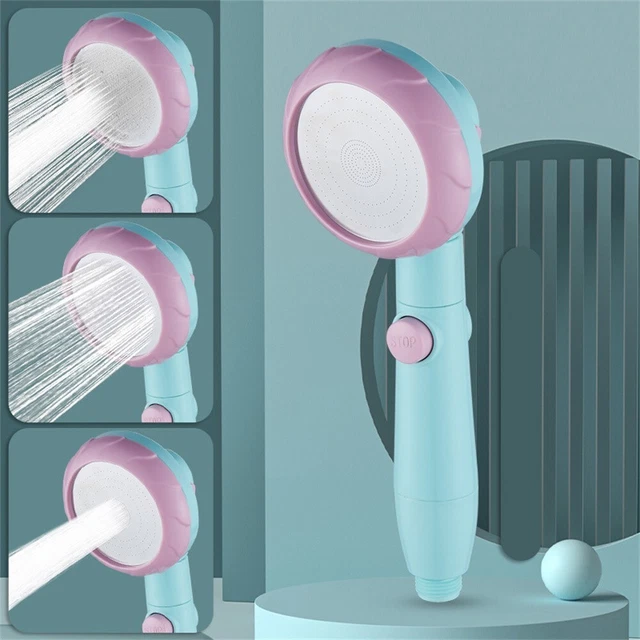Tête de douche ergonomique trois modes grande sortie d'eau performance pressuri