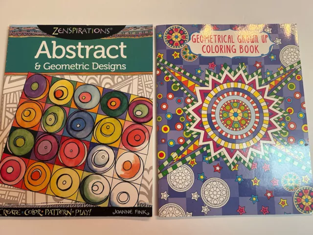 Zenspirations Coloring Book Abstract & Geometric Designs & Geometrical Coloring