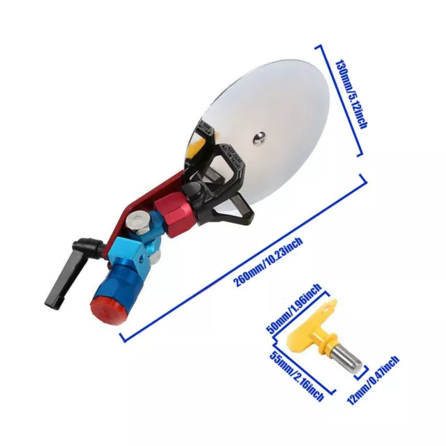 Universal Spray Guide Accessory Tool Airless Paint Sprayer + 517 Nozzle 7/8 Inch 2