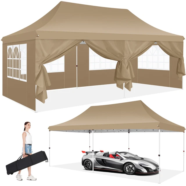 Klapp Falt Pavillon Partyzelt WASSERDICHT 3x3, 3x4,5m, 3x6m Pavillion Gartenzelt