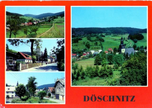 10-C111 Ansichtskarte Döschnitz Schwarzatal Saalfeld-Rudolstadt Thüringen DDR