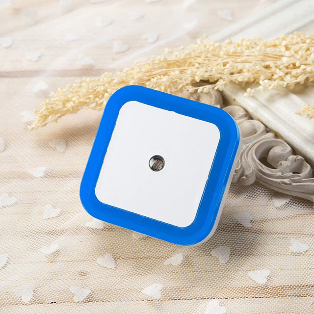 AUTO LED LIGHT Induction Sensor Control Bedroom Night (Blue) ( EU Plug ...