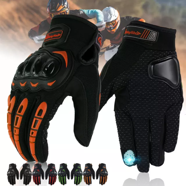 PRO-BIKER Men Motorcycle Racing Gloves Motocross Off-Road Screen Touch Gloves US