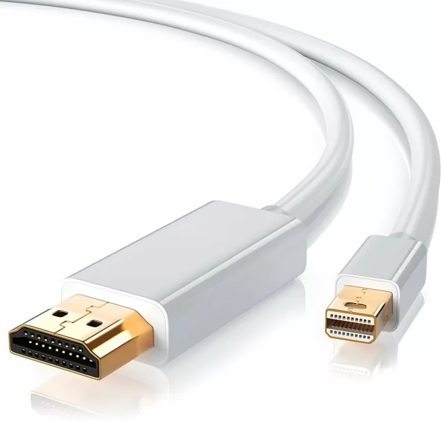 3m Mini DisplayPort DP zu HDMI Adapter Kabel für Apple Mac Book Pro / Air