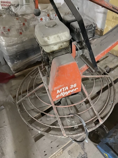 Clipper MTA 36 mit Benzinmotor Glättmaschine Betonglätter