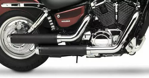 05-07 Suzuki C50 M50 Road Burner Hard Krome Custom Double Eagles Exhaust New