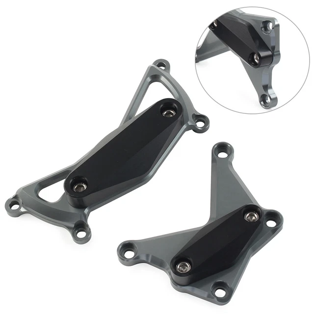 2 x protezione motore crash slider telaio per SUZUKI GSX-S1000 GSX-S1000GT titanio