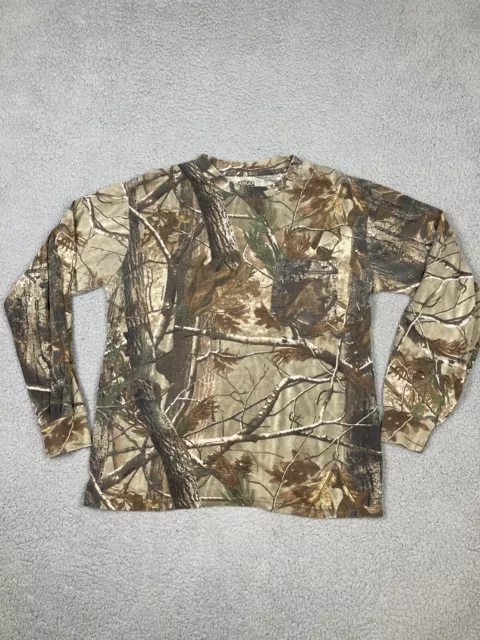 Vintage Ranger Realtree Camo Shirt Mens Large Long Sleeve All Over Print Hunting