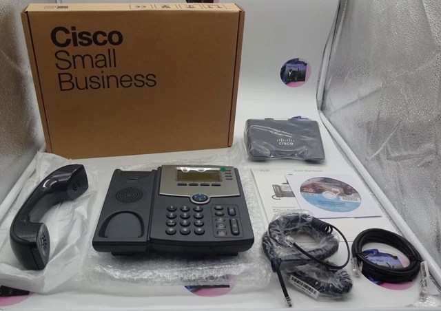 Cisco Small Business 4-Line IP Phone w/Display, PoE and PC Port (SPA504G)