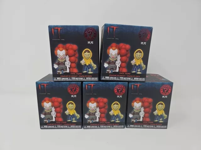 5 Funko Stephen King IT Chapter Two Pennywise Mystery Minis Vinyl Figures Sealed