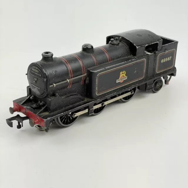 Vintage Hornby Dublo EDL17 Locomotive OO Gauge Working 69567 Black  #2