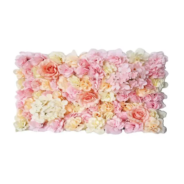 Panneaux De Fleurs Ensemble 3D Fleur Artificielle Mur Fête Maison Photo Décor