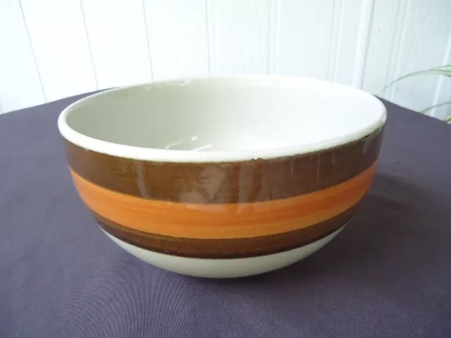 vintage retro mid century rorstrand sweden Annika salad fruit bowl mixing orange