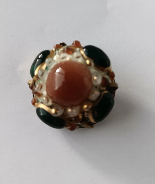 Ancienne Broche Art Déco / Nouveau – Limoges France – Vintage Et Élégante