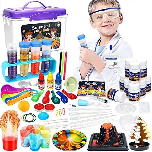 Educational Science Kit Kids Toys - 56 Science Lab Experiments, Science Kits