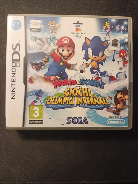 DS : MARIO & SONIC AI GIOCHI OLIMPICI INVERNALI - Completo, ITA !