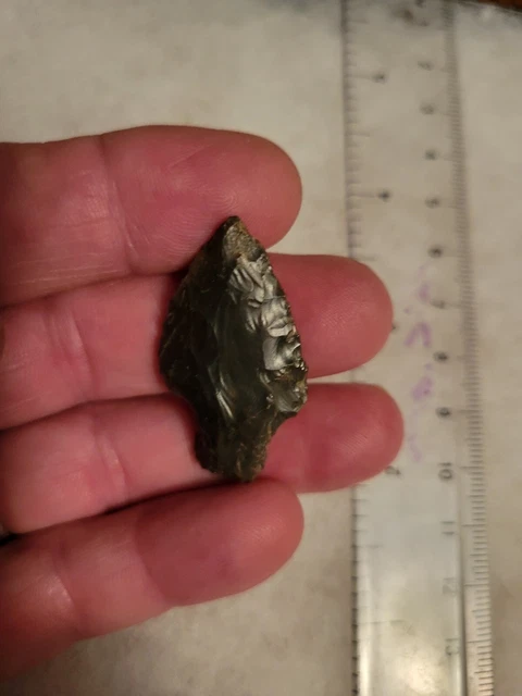 Colorful 1 inch Authentic KENTUCKY ARROWHEAD Creek Find Beautiful Material NICE