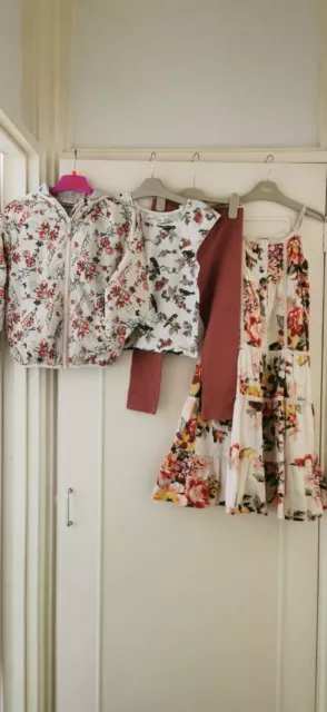Girls Next/H&M/George Rust Floral Summer Bundle Age 6/8