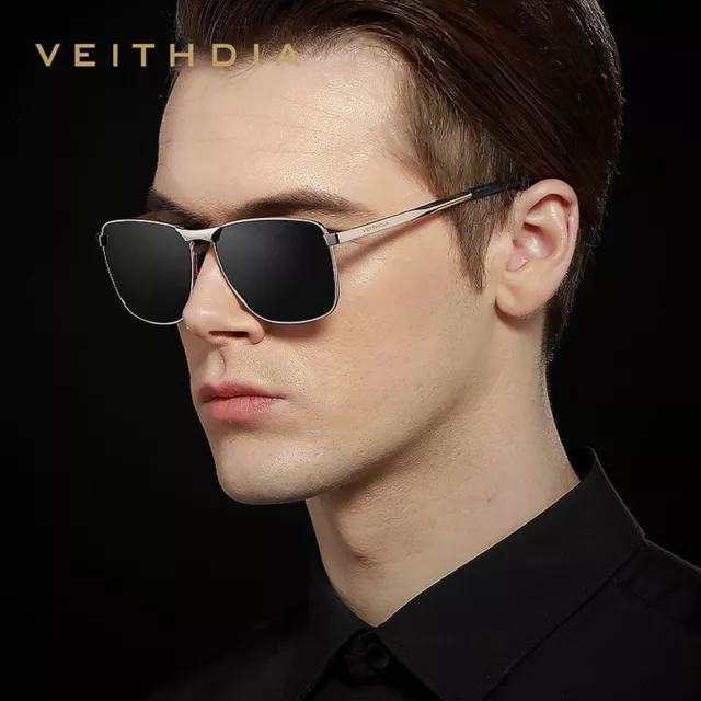 VEITHDIA HD Polarized Driving Sunglasses Men UV400 Sport Eyewear Sun Glasses New
