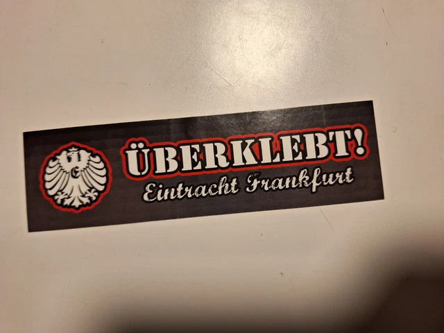 ULTRAS AUFKLEBER FRANKFURT Sammlungsauflösung Fußball Sticker Eintracht