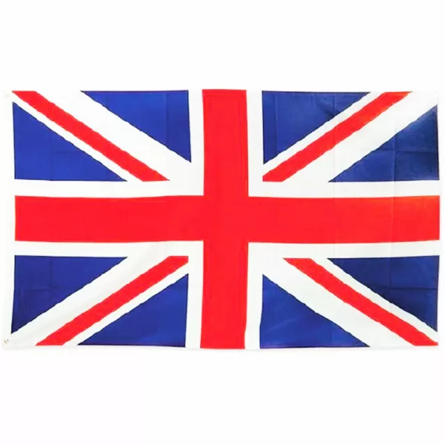 150cm GB Gigante Union Jack Bandera Británico Reyes Coronación Decoración Fiesta