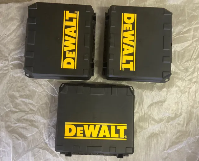 3 DeWalt  DW959K2 Cordless Drill Cases ONLY - No Tool - EMPTY CASES ONLY