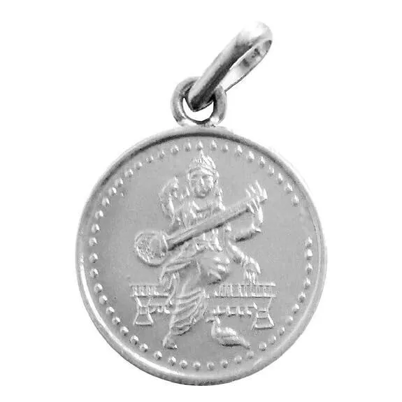 Shri Saraswati Yantra Locket | Pendant In Pure Silver For Men & Women