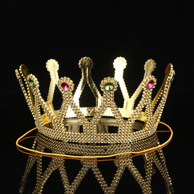 Cappello festa di compleanno principessa strass cristallo bambino medievale