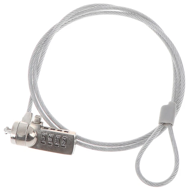 Adapter Chain Computer 4 DIGIT SECURITY Password Computer Lock Anti-theft Chain For Notebookx ...