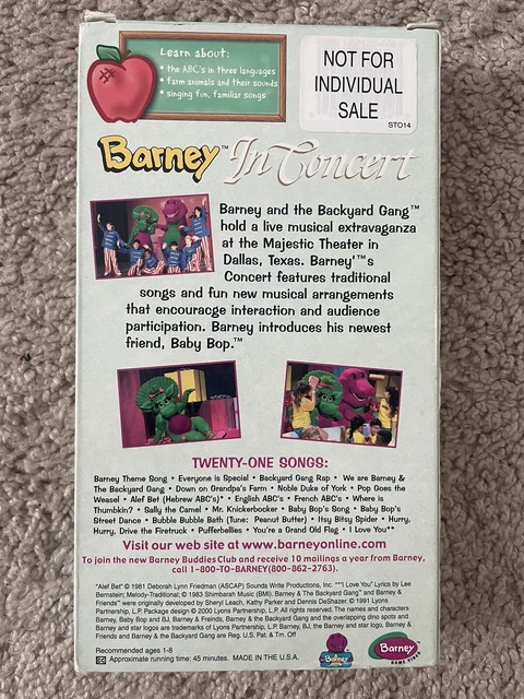 barney-barney-in-concert-vhs-2000-classic-collection-eur-3-69