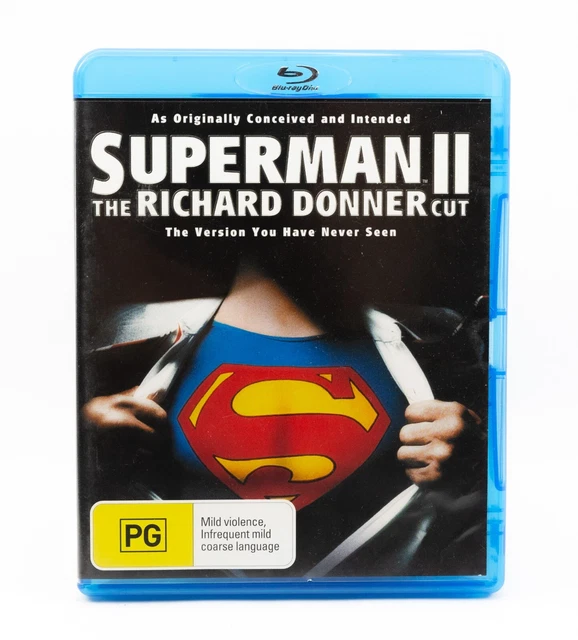 SUPERMAN II 2 The Richard Donner Cut Blu-ray The Version Never Seen ...
