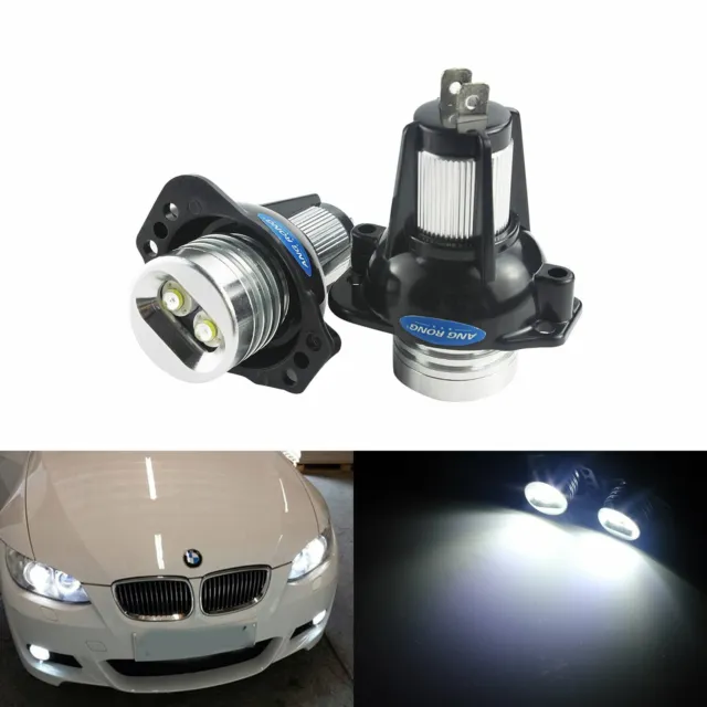 12W Ringe Marker Angel Eyes Standlicht Scheinwerfer Lampen für BMW E90 E91 Weiß