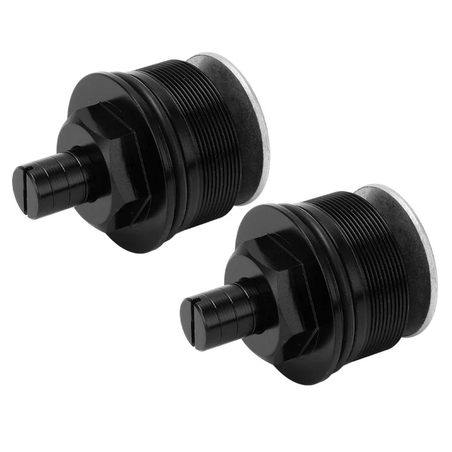 New 2Pcs Preload Fork Cover Metal Front Shock Absorber Adjusters Tube Bolts