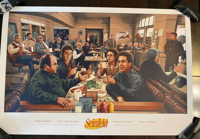 Póster de Seinfeld Monk's Cafe Nueva York Nueva York Póster Regalo para Amigos Familia