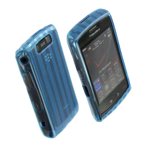 OEM Verizon High Gloss Silicone Case for BlackBerry Storm 2 (Blue) (Bulk