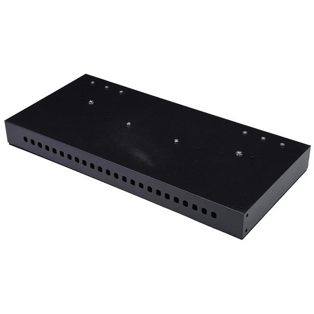 FIBER OPTIC TERMINAL Box 24 Outlets ST Interface Tray Type Box Black ...