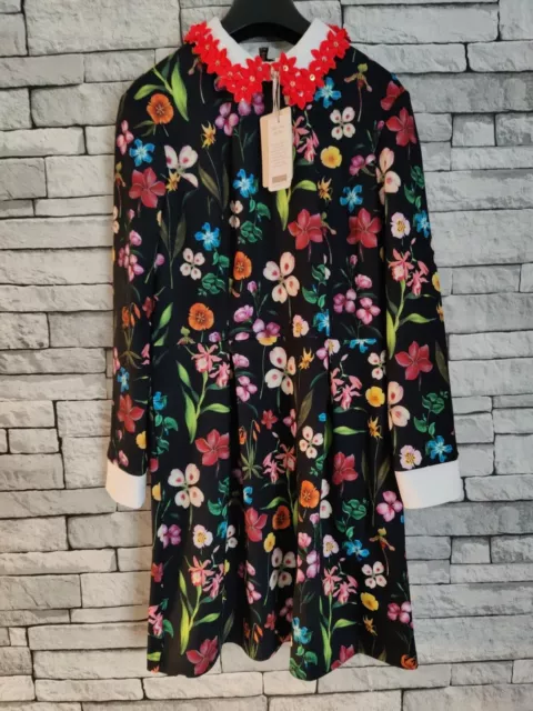 NEW TED BAKER Tillena Hampton Applique Collar Dress Size 4 5 111.20 PicClick UK
