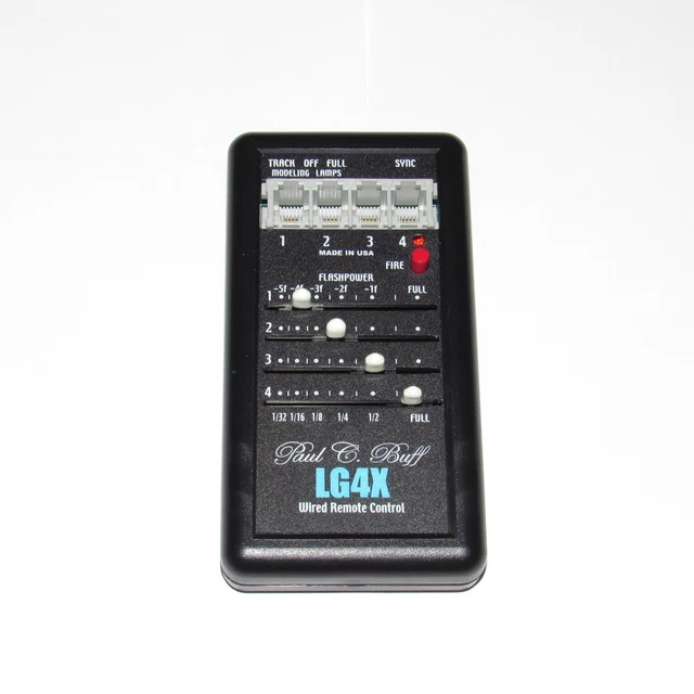 Paul C. Buff Wired Remote Control LG4X 4 Channel Flash Lighting Tested