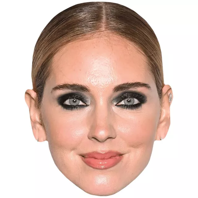 Chiara Ferragni (Make Up) Celebrity Mask, Flat Card Face