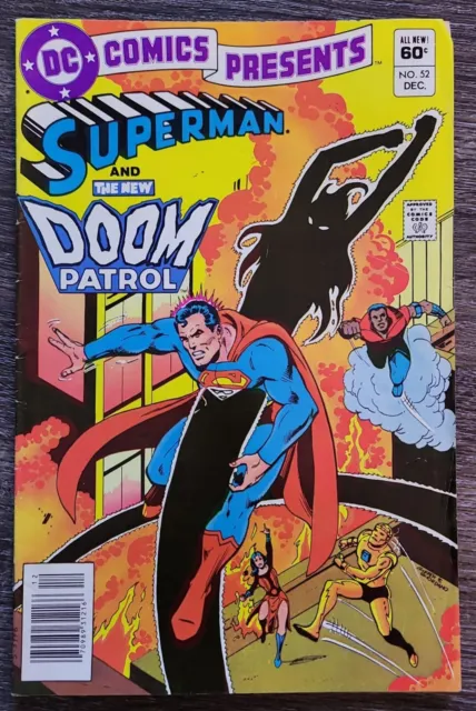 DC Comics Presents Vol 1 #52 - Key 1st Ambush Bug - Superman + Doom Patrol