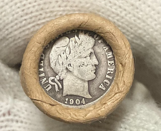 Unsearched Old Estate Wheat Penny Roll Indian Head Old Vintage Cents Silver Dime