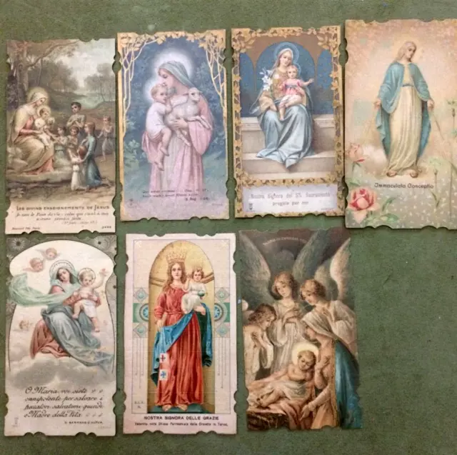 Santini antichi MADONNA-VERGINE MARIA -  Immacolata - Addolorata - Vari dal 1904