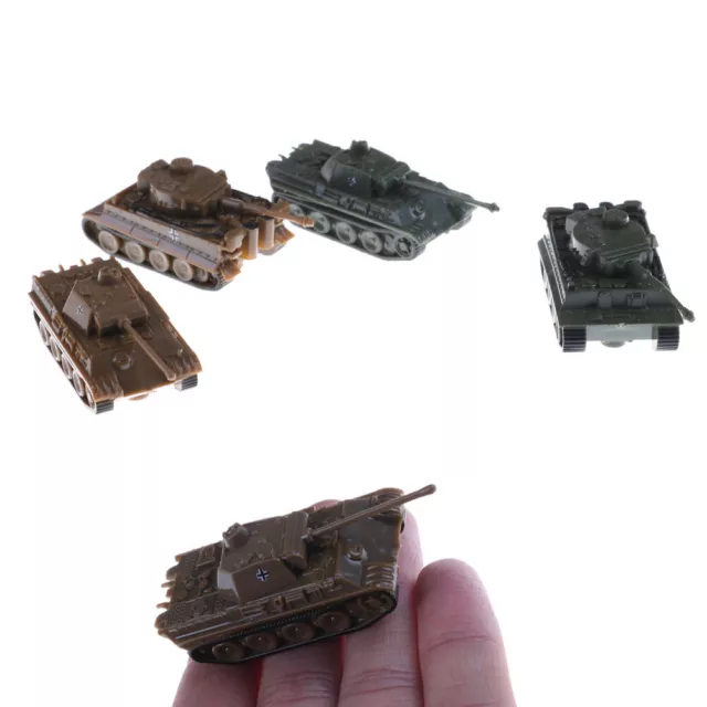 4D Sand Table Plastic Tiger Tanks Toy 1:144 World War II Germany Panther Tank LW