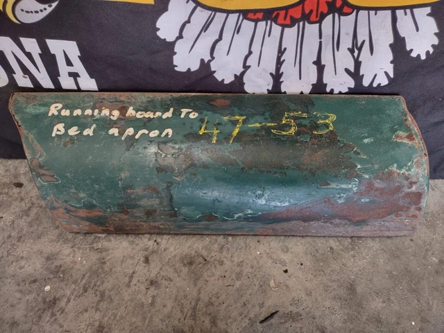 1947-1953 Chevy Truck Gmc Running Board Apron Full Size Short Bed Solid Ez Resto